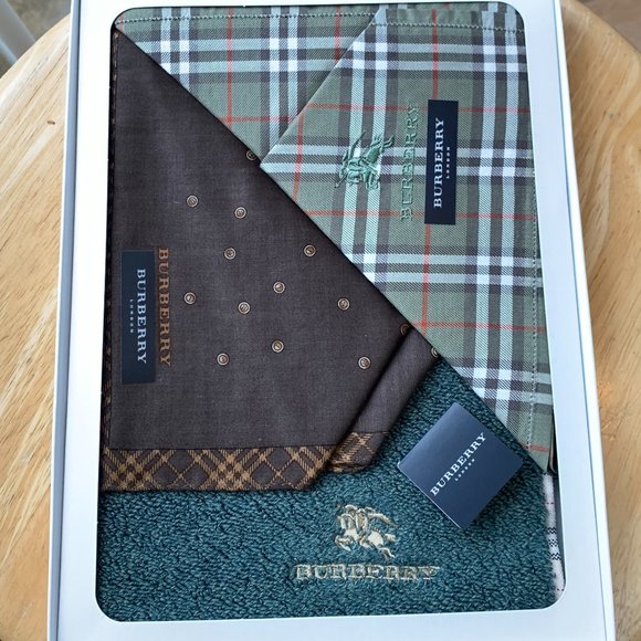 Vtg Men's BURBERRY Gift Set 3pcs - Picture 3 of 16